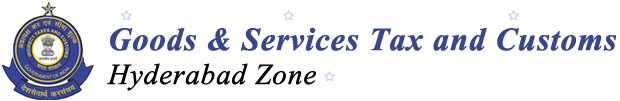 CGST & Central Excise Hyderabad Zone (CBIC) Official Emblem