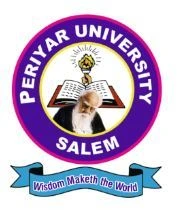 PERIYARUNIVERSITY Authority Official Logo